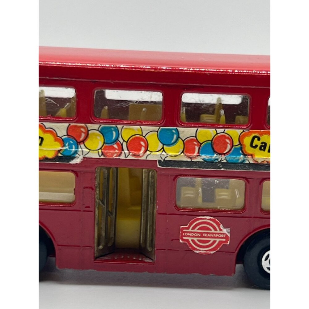 70s Matchbox Red Double Decker Bus Metal Toy Model The Londoner Swinging Carnaby - Picture 13 of 15